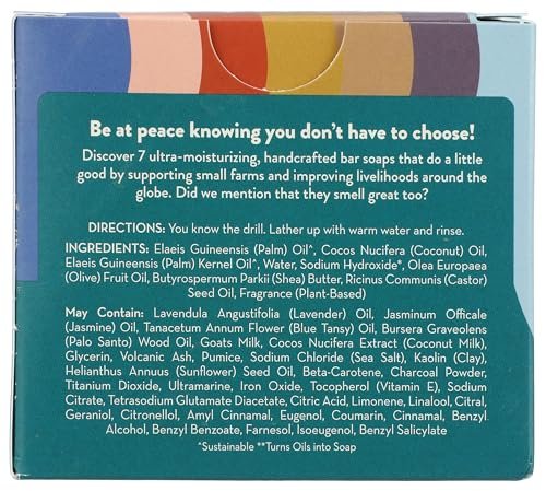Pacha Soap Calm Peaces Bar Soap - 7 oz, Multicolor Avelisse