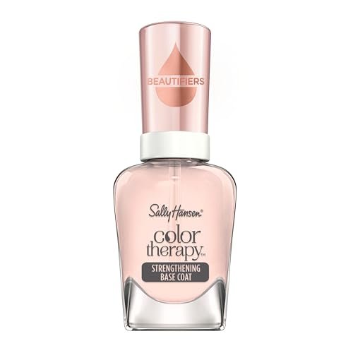 Sally Hansen Color Therapy Base Coat with Argan Oil - Strengthening & Nourishing Nail Treatment, 0.5 Fl Oz - görsel 2