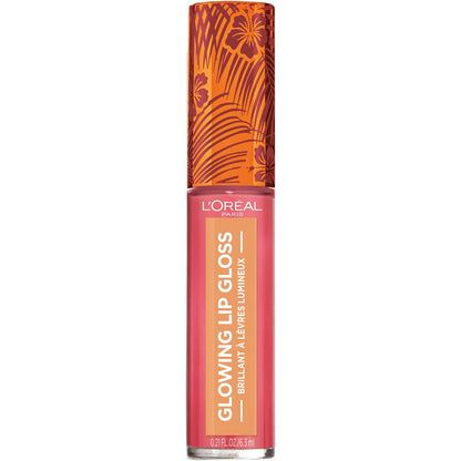 L'Oreal Paris Summer Belle Glowing Lip Gloss - Tropic Like It's Hot - 0.21 Fl Oz