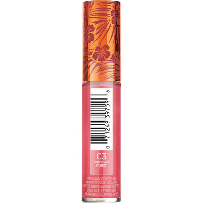 L'Oreal Paris Summer Belle Glowing Lip Gloss - Tropic Like It's Hot - 0.21 Fl Oz