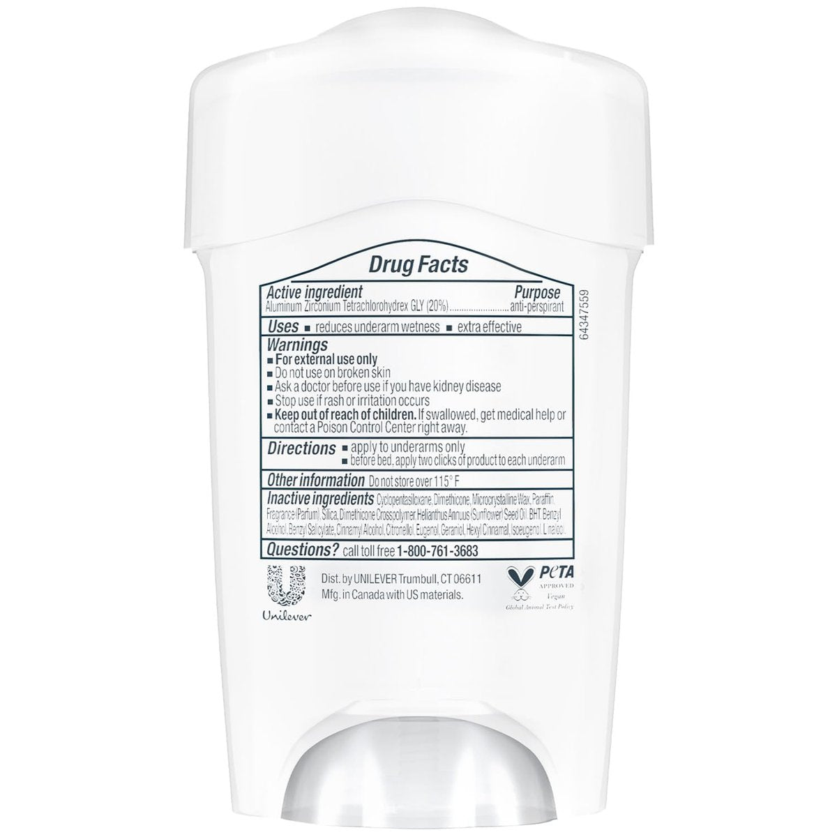 Dove Clinical Protection Antiperspirant Deodorant for Women, Original Clean, 1.7 oz (Pack of 4) - Prescription Strength Wetness Defense with ¼ Moisturizers Avelisse