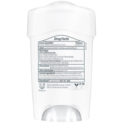 Dove Clinical Protection Antiperspirant Deodorant for Women, Original Clean, 1.7 oz (Pack of 4) - Prescription Strength Wetness Defense with ¼ Moisturizers Avelisse