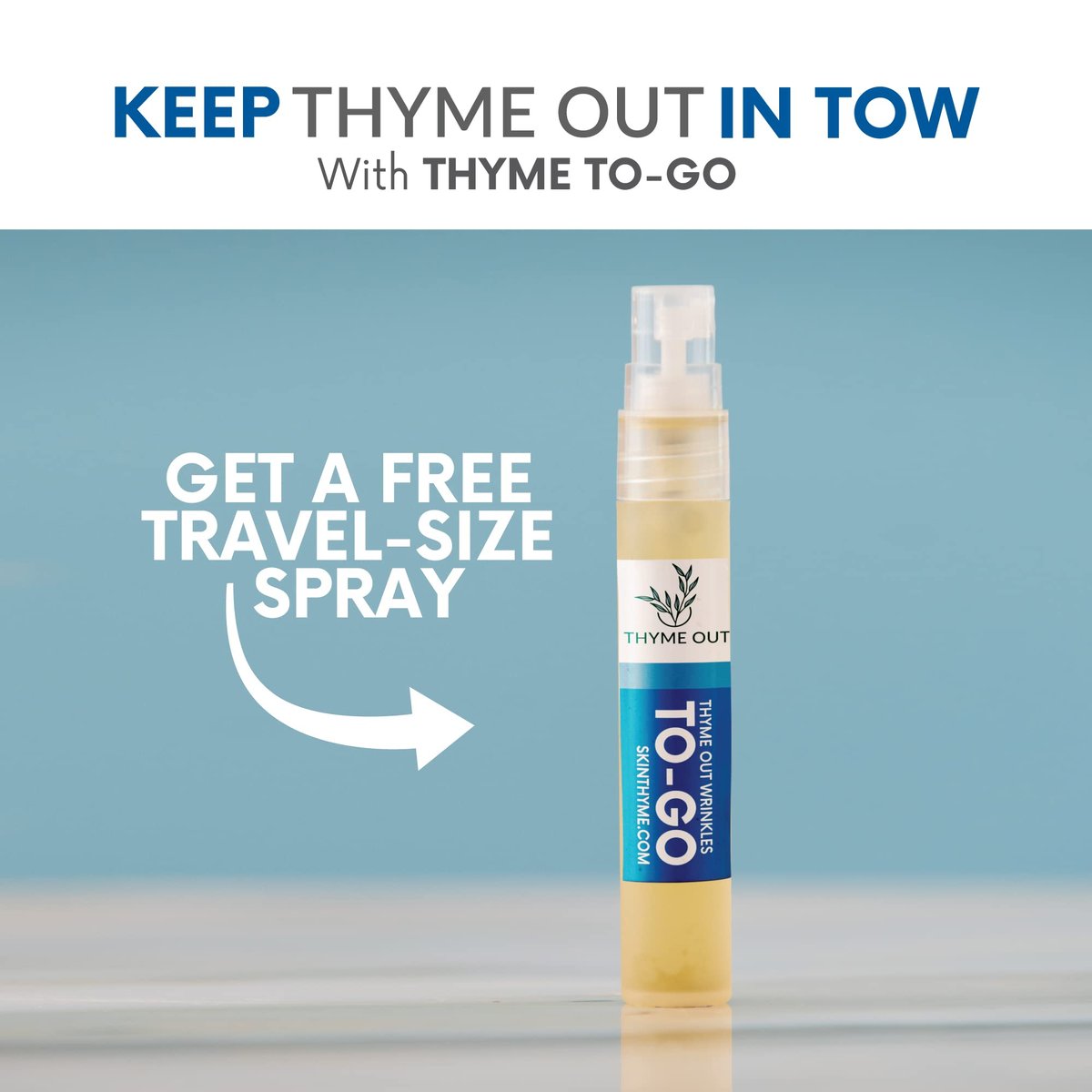 Thyme Out All Natural Anti-Wrinkle Face Mist Spray – Bakuchiol, AHA, Beta Carotene & Potassium – Fights Wrinkles, Fine Lines, Inflammation & Dryness, Boosts Collagen (4 oz) Avelisse