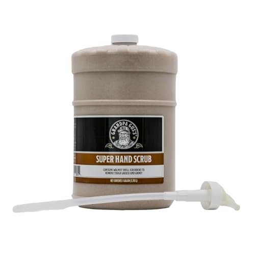 Grandpa Gus's Super Hand Scrub – Natural Walnut Shell Scrubber & Degreaser for Mechanics & Constructors, 1 Gallon Avelisse