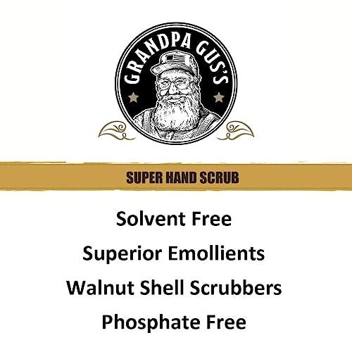 Grandpa Gus's Super Hand Scrub – Natural Walnut Shell Scrubber & Degreaser for Mechanics & Constructors, 1 Gallon Avelisse