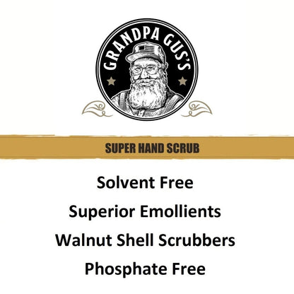 Grandpa Gus's Super Hand Scrub – Natural Walnut Shell Scrubber & Degreaser for Mechanics & Constructors, 1 Gallon Avelisse