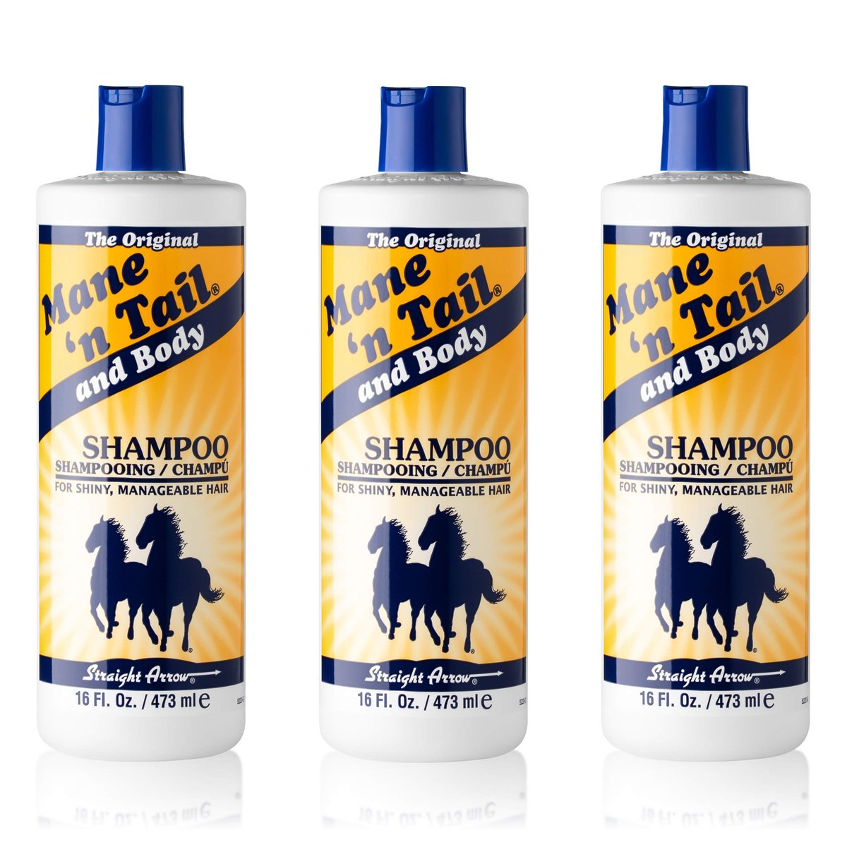 Mane 'n Tail Original Formula Shampoo for Thicker, Fuller, Stronger Hair - 16 oz (Pack of 3) - görsel 2