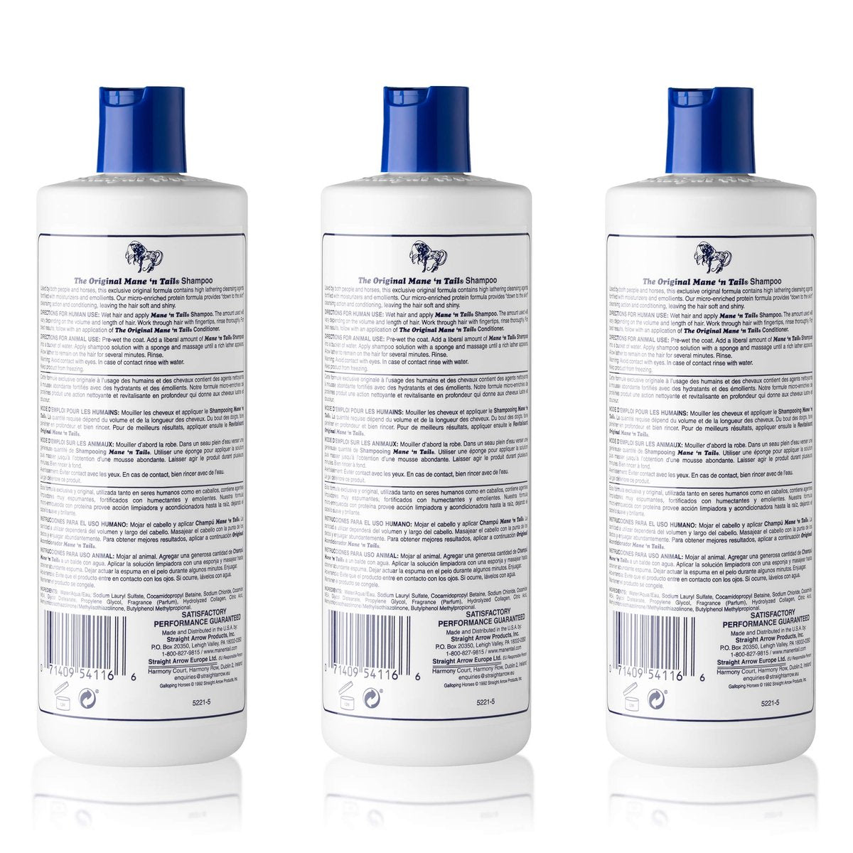 Mane 'n Tail Original Formula Shampoo for Thicker, Fuller, Stronger Hair - 16 oz (Pack of 3) - görsel 4