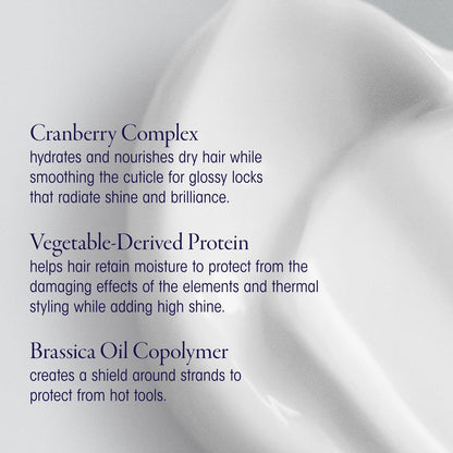 Oribe Supershine Moisturizing Styling Cream Travel Size - Adds Shine & Smooths Frizz With Heat Protection - Blowout Primer, Air Dry Cream & Style Finisher For Medium & Thick Hair - 1.7 oz Avelisse