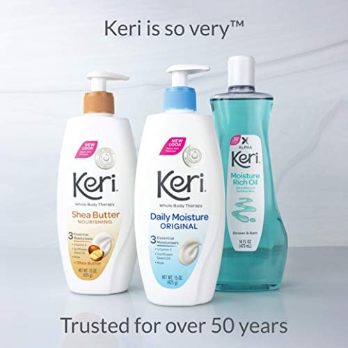 Keri Original Daily Moisture Lotion - 15 oz | Hydrating Body Lotion for Dry Skin Avelisse