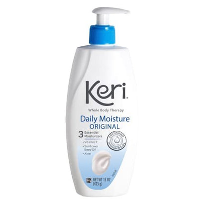 Keri Original Daily Moisture Lotion - 15 oz | Hydrating Body Lotion for Dry Skin Avelisse