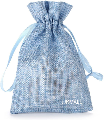 JJKMALL 100ml 3.4oz Glass Spray Bottles for Essential Oils, Perfumes - Empty Clear Mist Spray Bottle with Silver Aluminum Sprayer (1 Pack) + Funnel, Dropper & Gift Bag