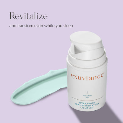 EXUVIANCE Overnight Transformation Complex Hydrating Night Cream with Hyaluronic Acid, Non-Comedogenic 50 g Avelisse