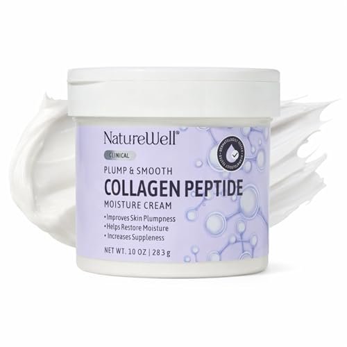 Nature Well Collagen Peptide Cream for Face, Body & Hands – Firming Anti-Aging Moisturizer for Crepey & Dry Skin, 10 oz Avelisse