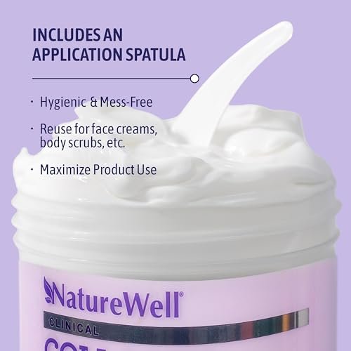 Nature Well Collagen Peptide Cream for Face, Body & Hands – Firming Anti-Aging Moisturizer for Crepey & Dry Skin, 10 oz Avelisse