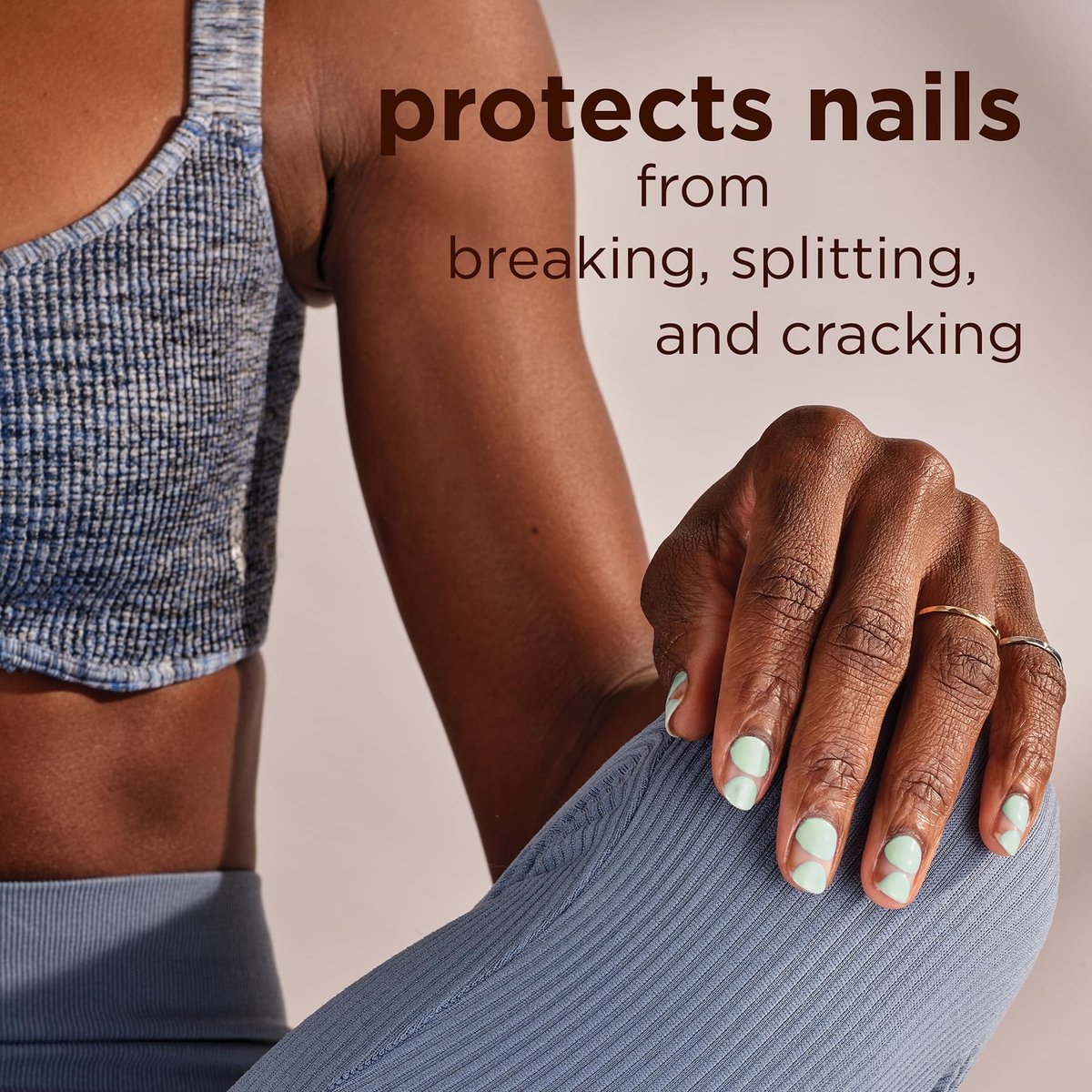 Sally Hansen Color Therapy Nail Polish - Nude Pink 539 Bare Kiss - Biotin & Argan Oil Infused, Long-Lasting Color & Nail Strengthener - görsel 11