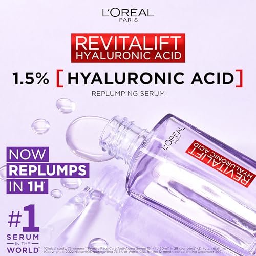 L'Oreal Paris Revitalift Filler [+Hyaluronic Acid] 1.5% Pure Concentrated Hyaluronic Acid Dropper Serum Avelisse