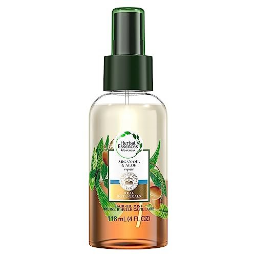 Herbal Essences Bio: Renew Argan Oil & Aloe Lightweight Hair Oil Mist for Repair, 2.92 Fl Oz Avelisse