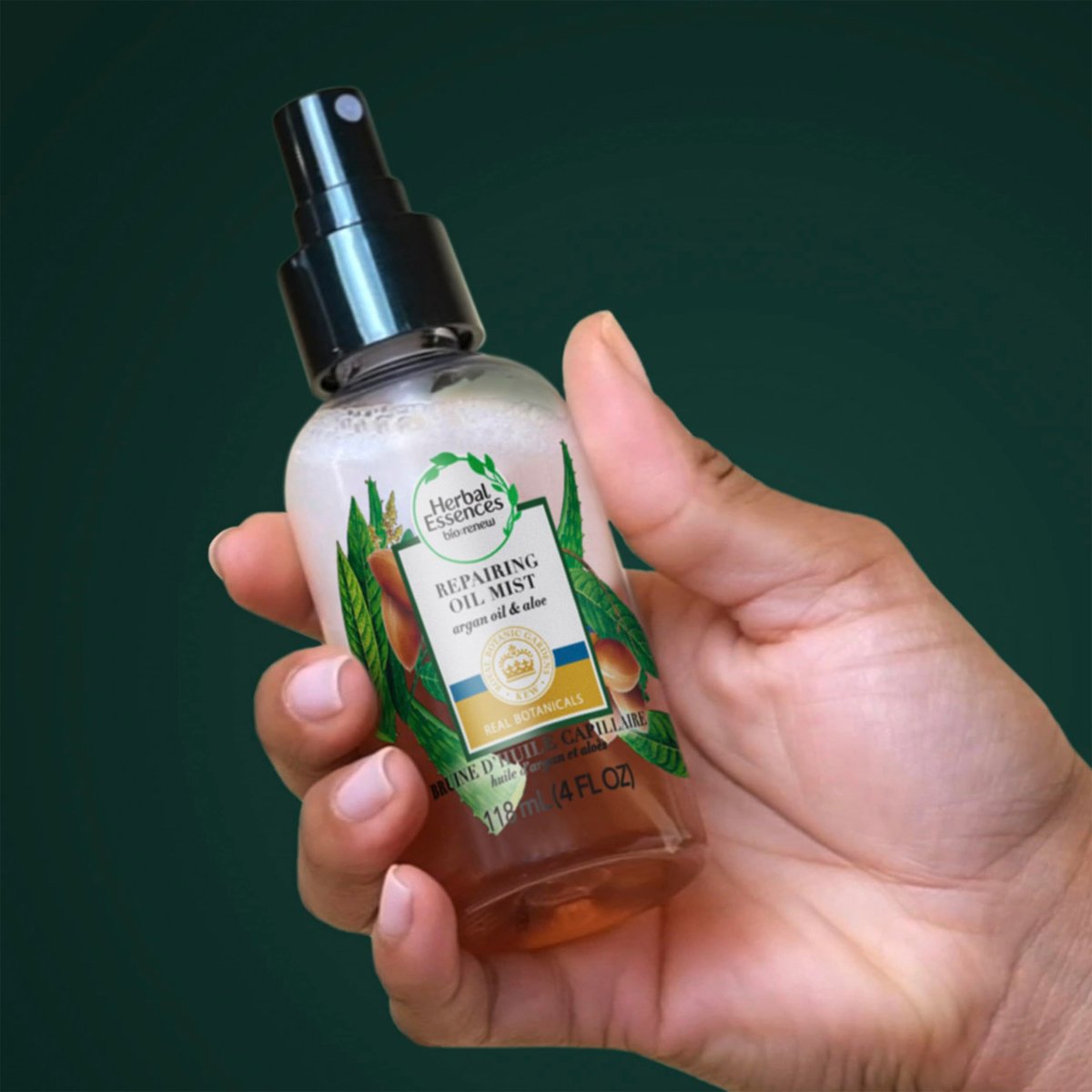Herbal Essences Bio: Renew Argan Oil & Aloe Lightweight Hair Oil Mist for Repair, 2.92 Fl Oz Avelisse