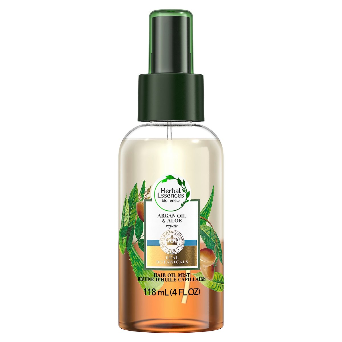 Herbal Essences Bio: Renew Argan Oil & Aloe Lightweight Hair Oil Mist for Repair, 2.92 Fl Oz Avelisse
