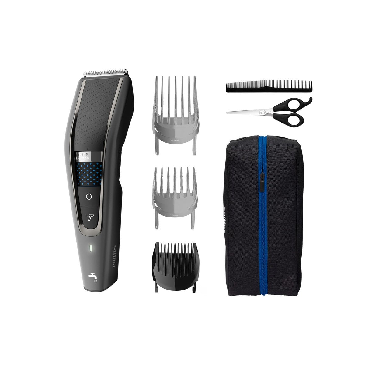 Philips Hair Clipper Series 7000 HC7650/14 - Washable, DualCut Technology, 6 Accessories Avelisse