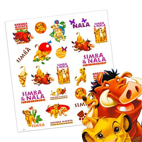 Disney Tattoos Party Favors Mega Assortment – 7 Packs, Over 175 Temporary Tattoos Featuring Princess, Toy Story, Frozen, Cars, Lion King & More Avelisse