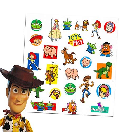 Disney Tattoos Party Favors Mega Assortment – 7 Packs, Over 175 Temporary Tattoos Featuring Princess, Toy Story, Frozen, Cars, Lion King & More Avelisse