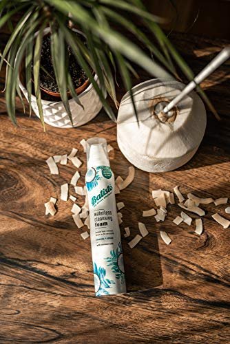 Batiste Waterless Cleansing Foam Cleanse + Shine with Coconut Milk, 3.6 OZ - No Water Dry Shampoo Foam - görsel 12