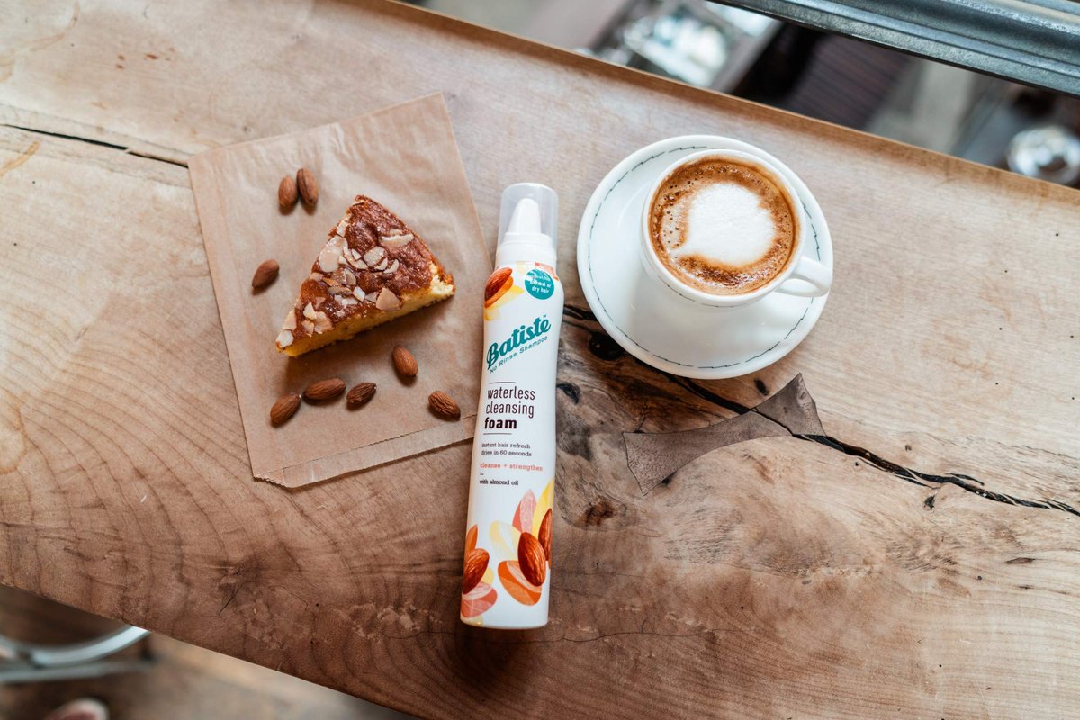 Batiste Waterless Cleansing Foam with Almond Oil - 3.6 oz - Cleanse & Strengthen Hair Avelisse