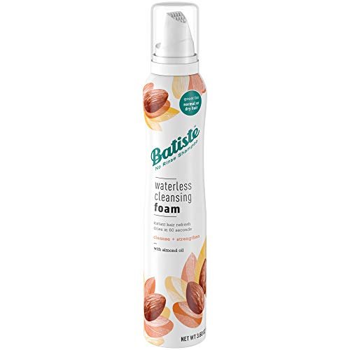 Batiste Waterless Cleansing Foam with Almond Oil - 3.6 oz - Cleanse & Strengthen Hair Avelisse