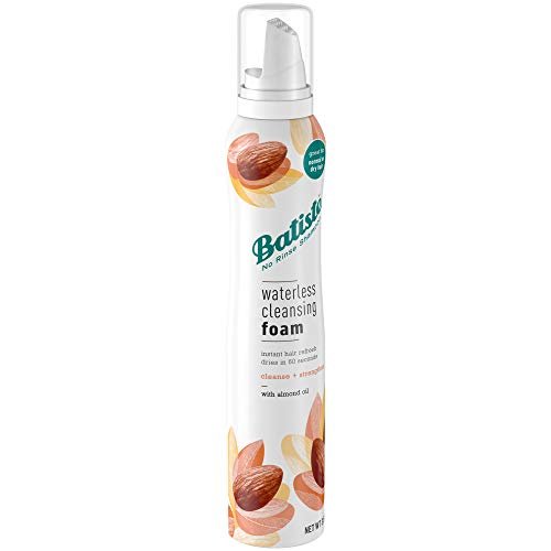 Batiste Waterless Cleansing Foam with Almond Oil - 3.6 oz - Cleanse & Strengthen Hair Avelisse