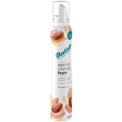 Batiste Waterless Cleansing Foam with Almond Oil - 3.6 oz - Cleanse & Strengthen Hair Avelisse
