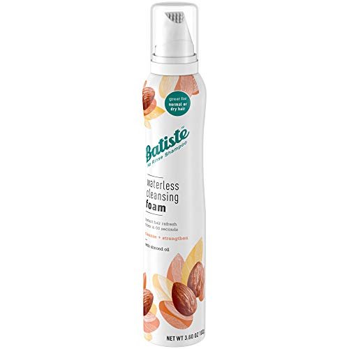 Batiste Waterless Cleansing Foam with Almond Oil - 3.6 oz - Cleanse & Strengthen Hair Avelisse