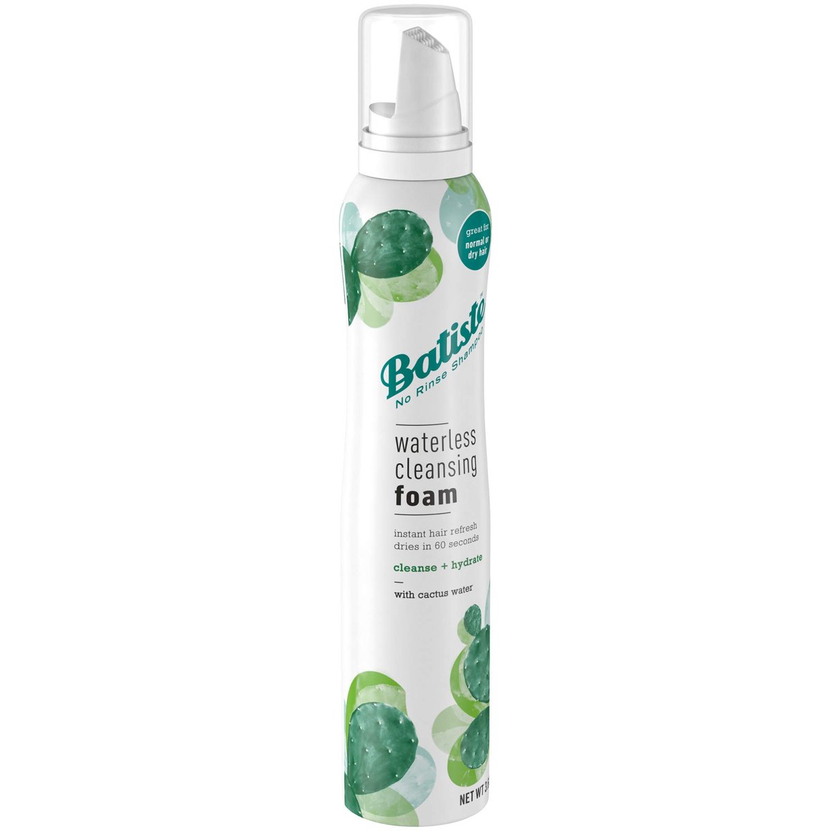 Batiste Waterless Cleansing Foam with Cactus Water - Hydrating Dry Shampoo Foam, 3.6 OZ - görsel 13