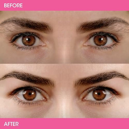 Nad's Eyebrow Wax Strips - Facial Hair Removal for Women - Eyebrow Wax Kit with 6 Strips, 6 Calming Oil Wipes & Skin Protection Powder