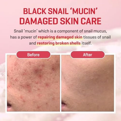 SOME BY MI Snail Truecica Miracle Repair Low pH Gel Cleanser - Gentle Daily Face Wash with Snail Mucin for Sensitive Skin, 3.38 oz (100ml) - Korean Skincare Avelisse