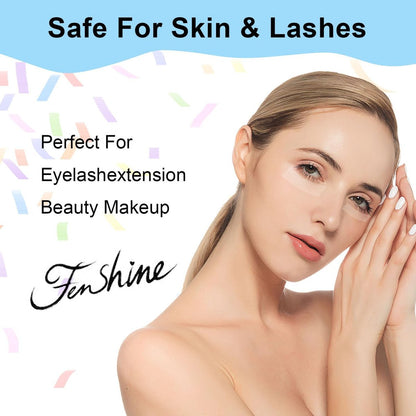 fenshine Lash Tape – 8 Rolls PE Micropore Medical Tape for Eyelash Extensions, Translucent Fabric Tape for False Eyelash Application, 0.5 Inch x 29.5 Feet Each