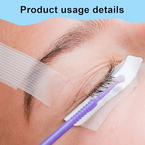 fenshine Lash Tape – 8 Rolls PE Micropore Medical Tape for Eyelash Extensions, Translucent Fabric Tape for False Eyelash Application, 0.5 Inch x 29.5 Feet Each - görsel 14