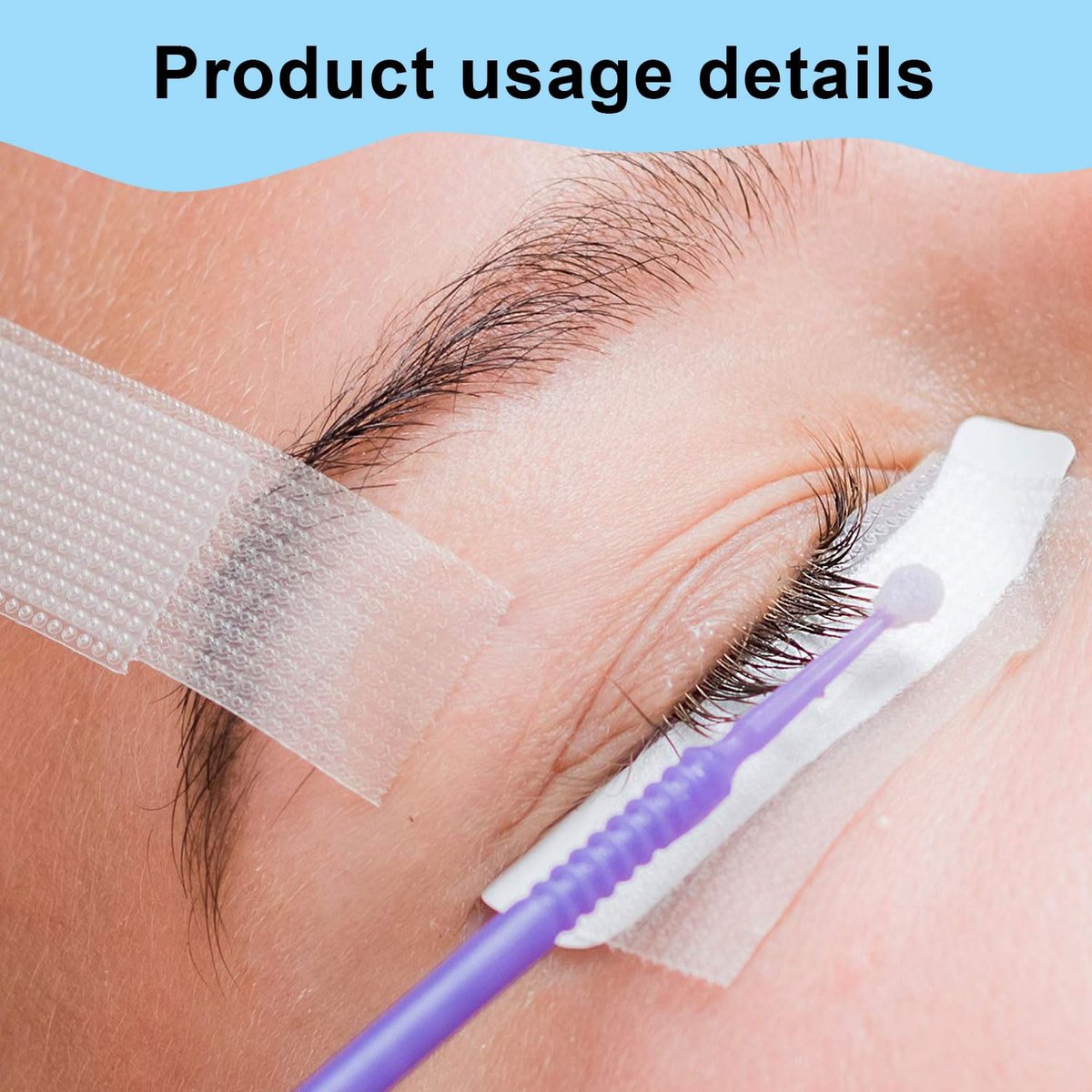 fenshine Lash Tape – 8 Rolls PE Micropore Medical Tape for Eyelash Extensions, Translucent Fabric Tape for False Eyelash Application, 0.5 Inch x 29.5 Feet Each - görsel 13