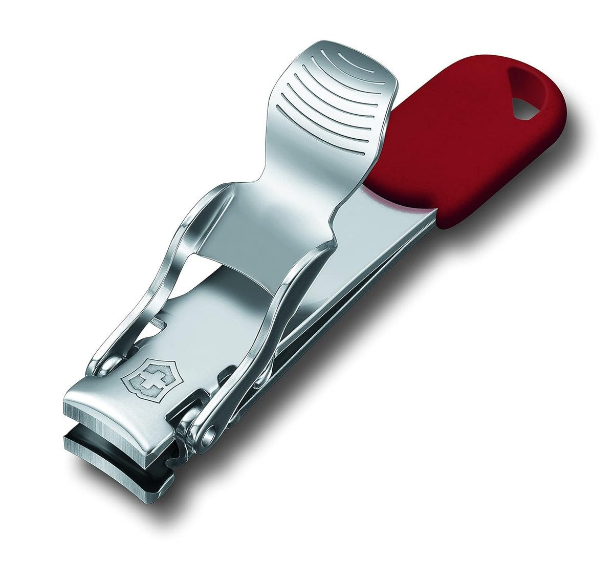 Victorinox Nail Clipper – Stainless Steel with Red Lanyard Hole, Standard Size - görsel 2