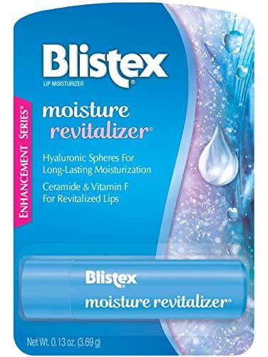 Blistex Moisture Revitalizer Lip Balm – Ceramide, Vitamin F & Hyaluronic Acid – 2-Pack