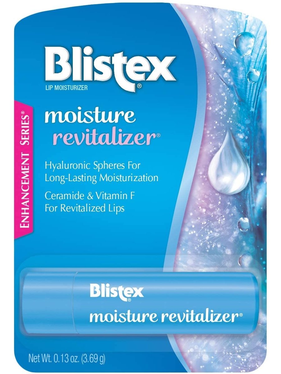Blistex Moisture Revitalizer Lip Balm – Ceramide, Vitamin F & Hyaluronic Acid – 2-Pack - görsel 1