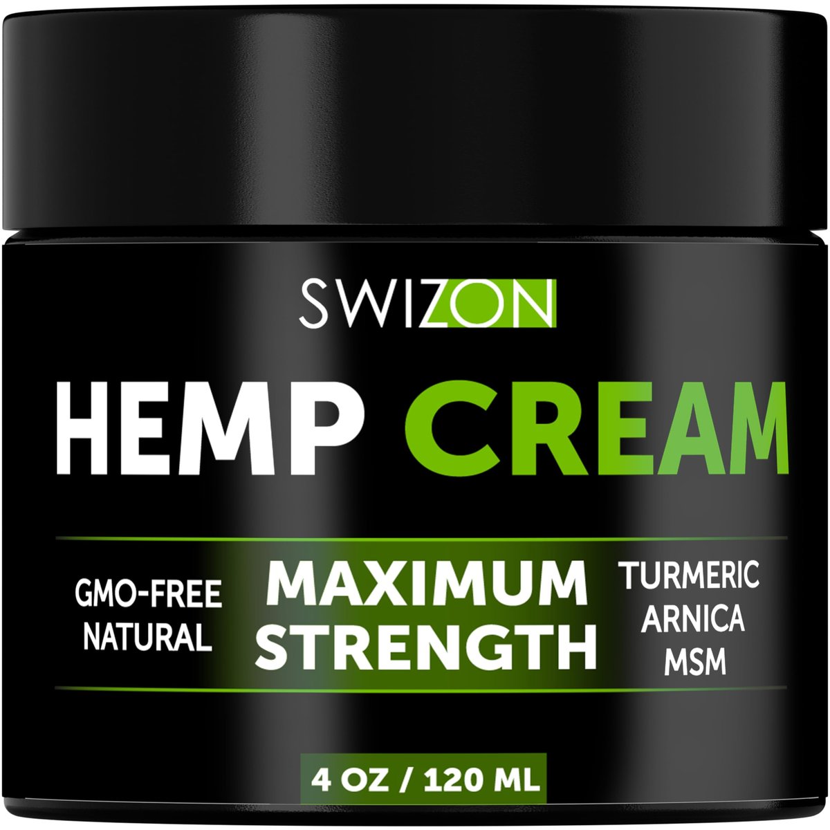 SWIZON Cream with Organic Arnica Montana, Emu Oil, Curcumin, Turmeric, MSM, Aloe Vera, Glucosamine, Peppermint & Boswellia – Soothing Comfort Cream, 4 oz Avelisse