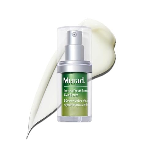 Murad Retinol Youth Renewal Eye Serum - Visibly Improves Undereye Puffiness, Dark Circles & Fine Lines - Gentle Nightly Retinol Eye Serum - 0.5 oz Avelisse