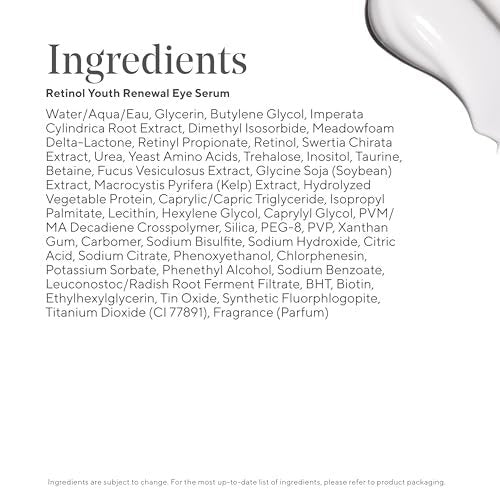 Murad Retinol Youth Renewal Eye Serum - Visibly Improves Undereye Puffiness, Dark Circles & Fine Lines - Gentle Nightly Retinol Eye Serum - 0.5 oz Avelisse