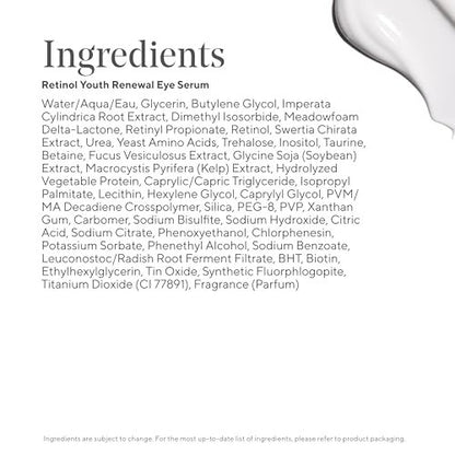 Murad Retinol Youth Renewal Eye Serum - Visibly Improves Undereye Puffiness, Dark Circles & Fine Lines - Gentle Nightly Retinol Eye Serum - 0.5 oz Avelisse