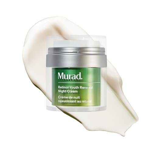 Murad Retinol Youth Renewal Night Cream - Anti-Aging Moisturizer with Retinol Tri-Active Technology and Niacinamide, Fights Wrinkles and Fine Lines, Boosts Radiance and Firms Skin - 1.7 Fl Oz Avelisse