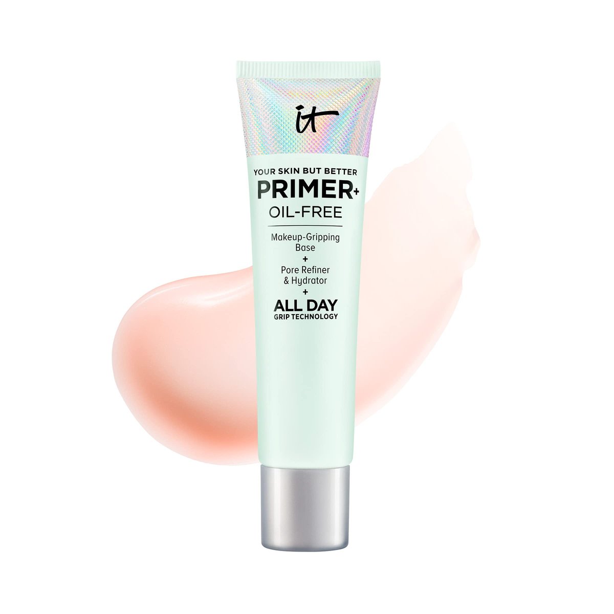 IT Cosmetics Your Skin But Better Makeup Primer+ - Clear, 1 fl oz - Extends Makeup Wear, Hydrates, Refines Pores Avelisse