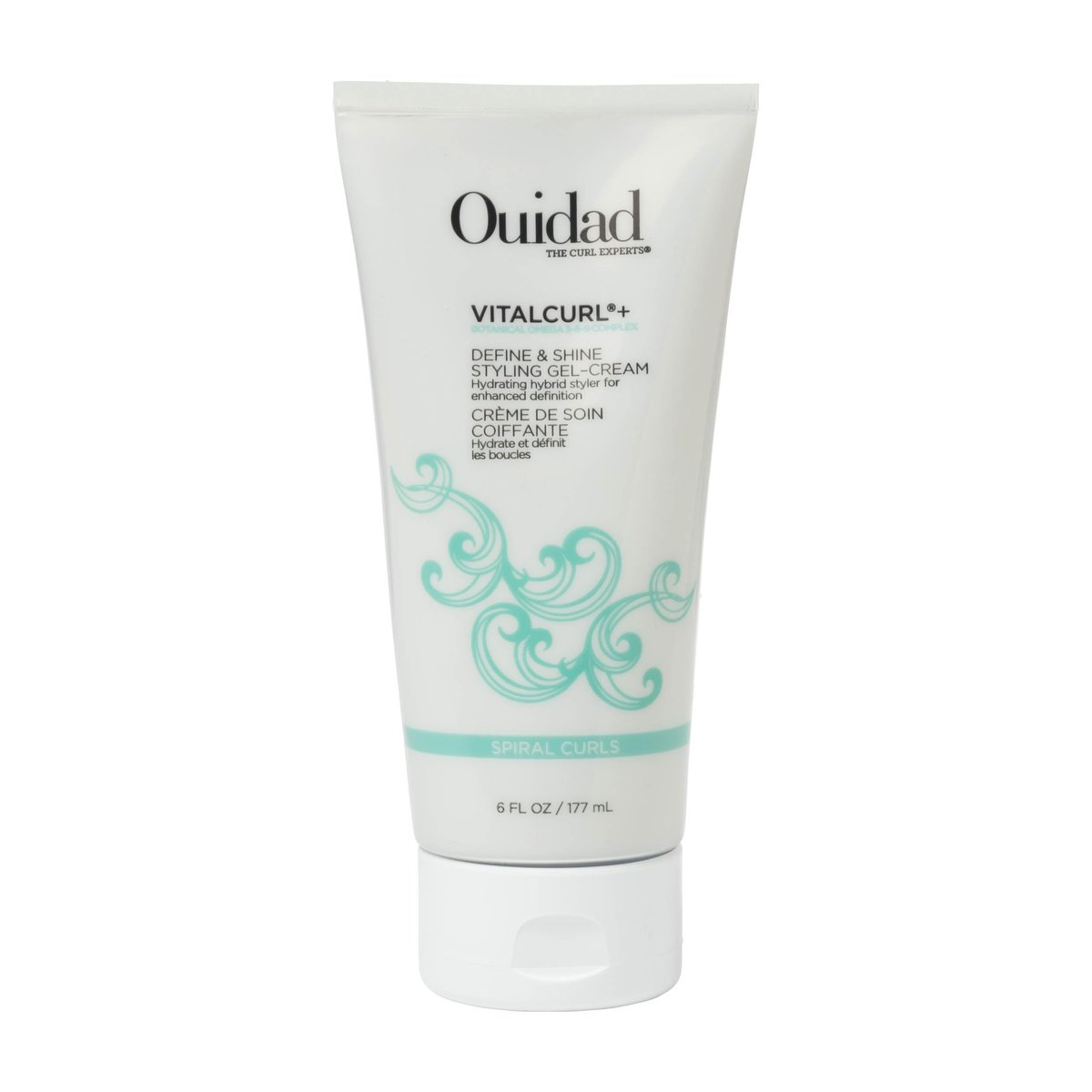 Ouidad VitalCurl+ Define & Shine Styling Gel Cream for Curly Hair, 6 oz Avelisse