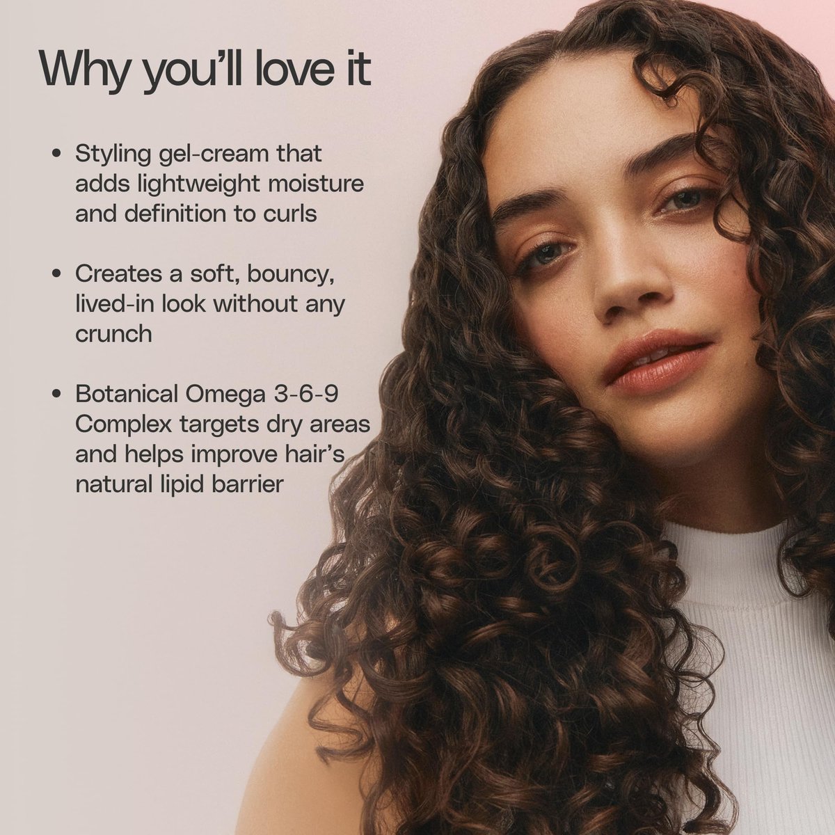 Ouidad VitalCurl+ Define & Shine Styling Gel Cream for Curly Hair, 6 oz Avelisse